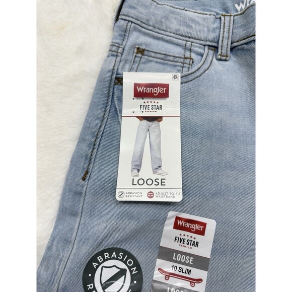 Wrangler Classic Boot Fit Boys Blue Jeans Size 10 Slim Boat Super - Picture 10 of 10